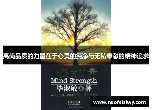 高尚品质的力量在于心灵的纯净与无私奉献的精神追求